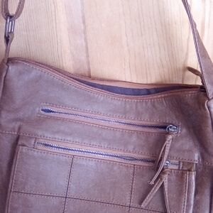 Elegant Brown Crossbody Bag